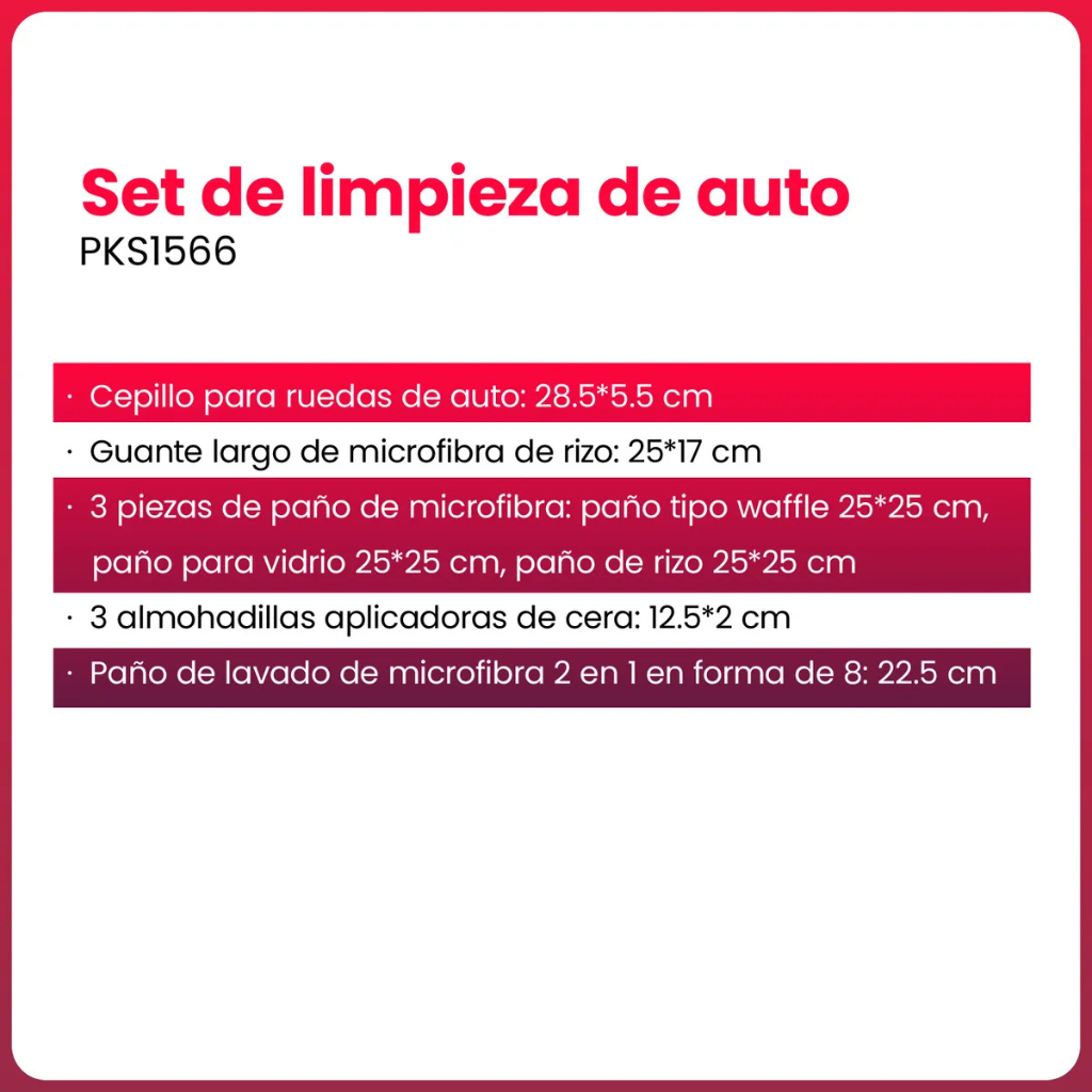 Set Limpieza 9 En 1 Paños Cepillo Almohadilla Esponja