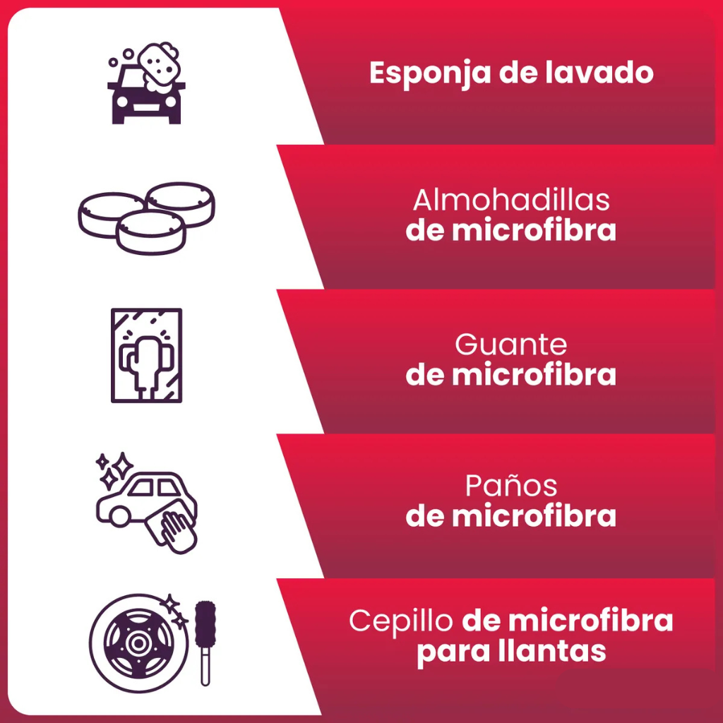 Set Limpieza 9 En 1 Paños Cepillo Almohadilla Esponja