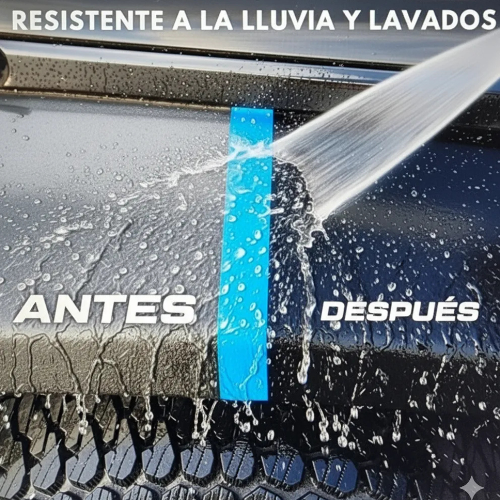 Revividor Restaurador De Plásticos Autos - Negro Negro